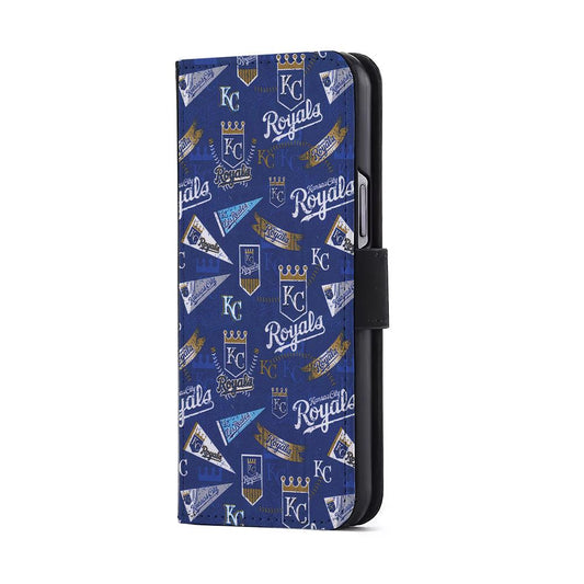 Kansas City Royals Retro Flip Wallet Phone Case-Oxvistore