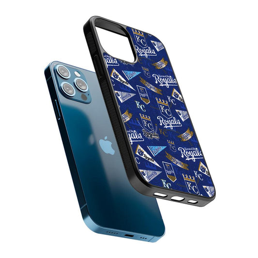Kansas City Royals Retro 2D Rubber Phone Case-Oxvistore