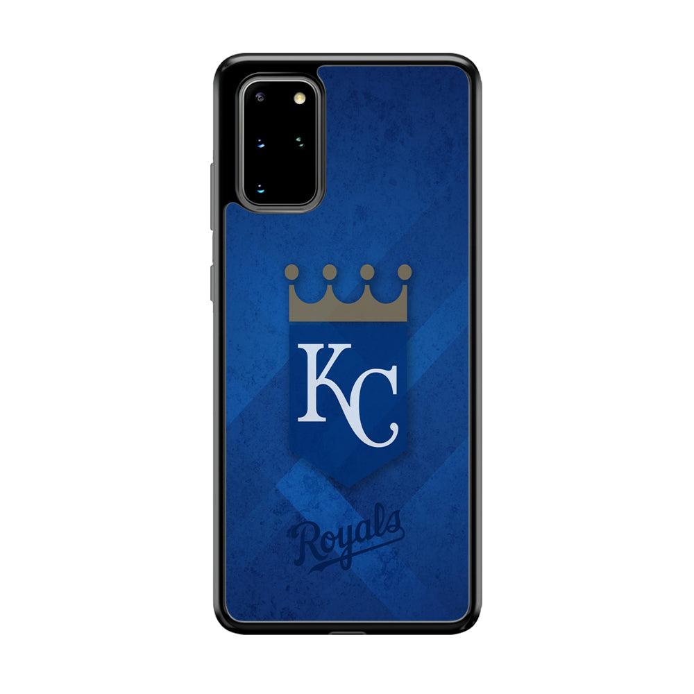 Kansas City Royals The Golden Crown Samsung Galaxy S20 Plus Case-Rubber Black (2D Case)-Oxvistore