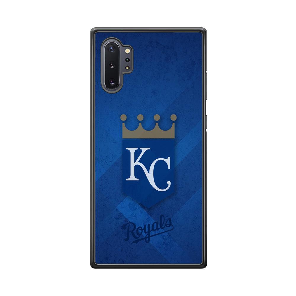 Kansas City Royals The Golden Crown Samsung Galaxy Note 10 Plus Case-Rubber Black (2D Case)-Oxvistore