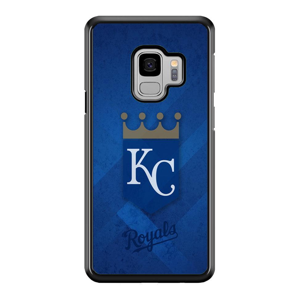 Kansas City Royals The Golden Crown Samsung Galaxy S9 Case-Rubber Black (2D Case)-Oxvistore