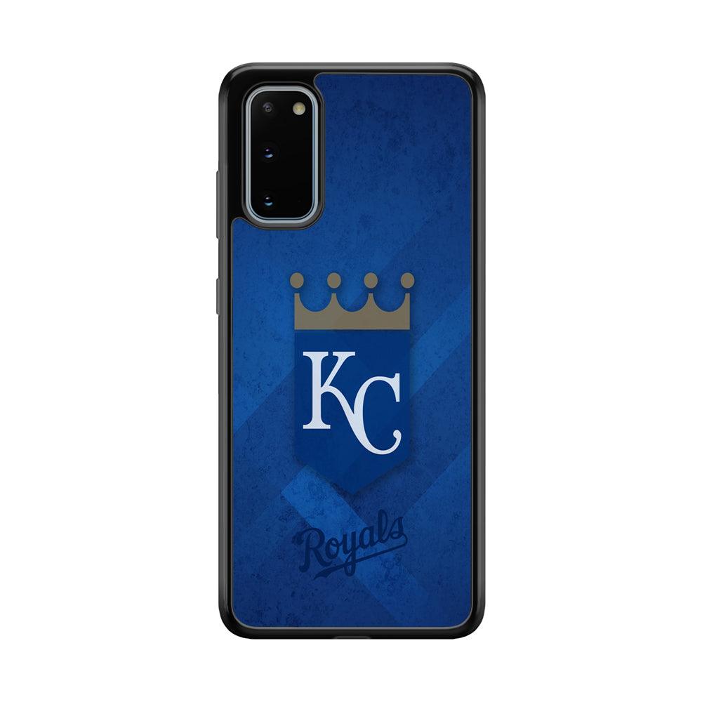 Kansas City Royals The Golden Crown Samsung Galaxy S20 Case-Rubber Black (2D Case)-Oxvistore