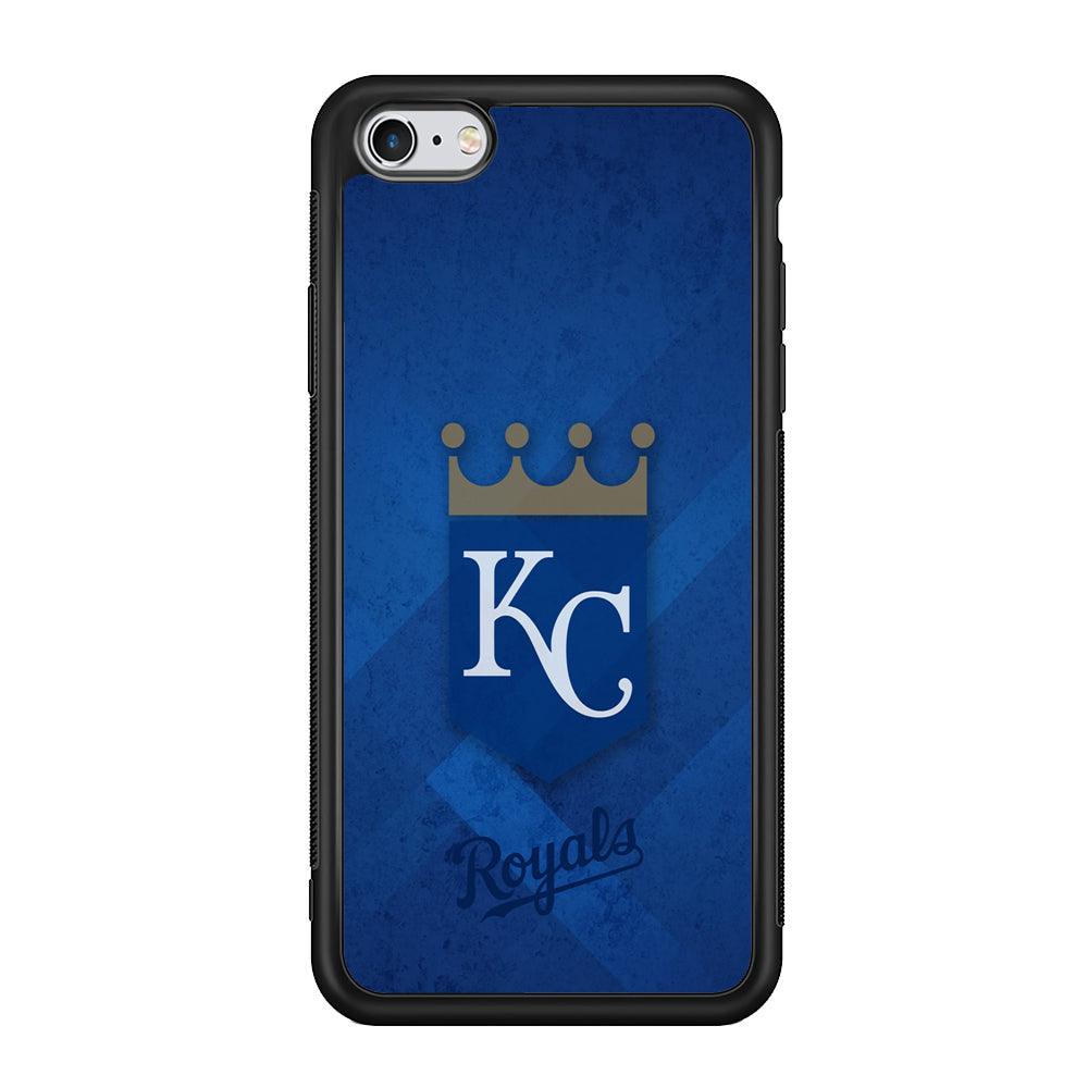 Kansas City Royals The Golden Crown iPhone 6 Plus | 6s Plus Case-Rubber Black (2D Case)-Oxvistore