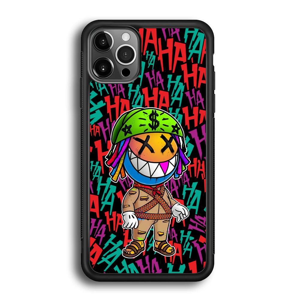 Keep Smiling Whatever The Case iPhone 12 Pro Case-Rubber White (2D Case)-Oxvistore
