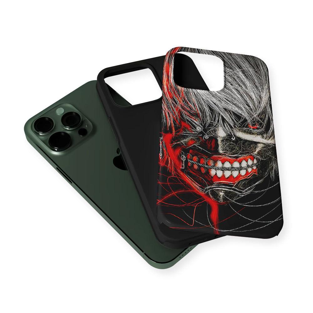 Ken Kaneki Tokyo Ghoul Art 2 in 1 Tough Phone Case-Oxvistore