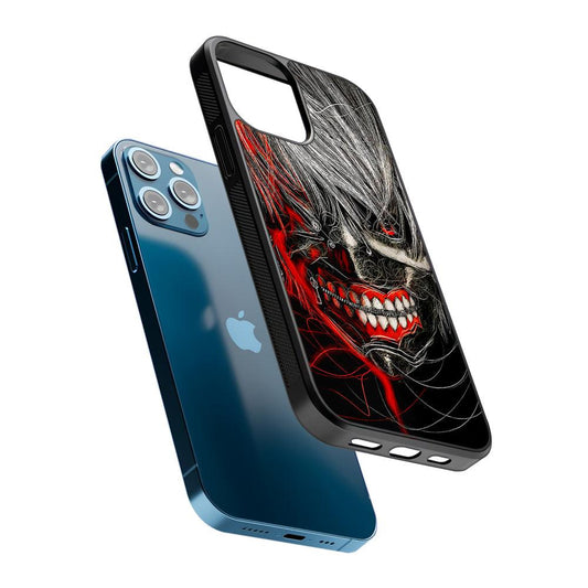 Ken Kaneki Tokyo Ghoul Art 2D Rubber Phone Case-Oxvistore