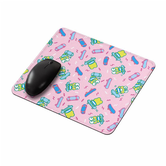 Keroppi Blue Skateboard Pattern Mouse Pads-Oxvistore