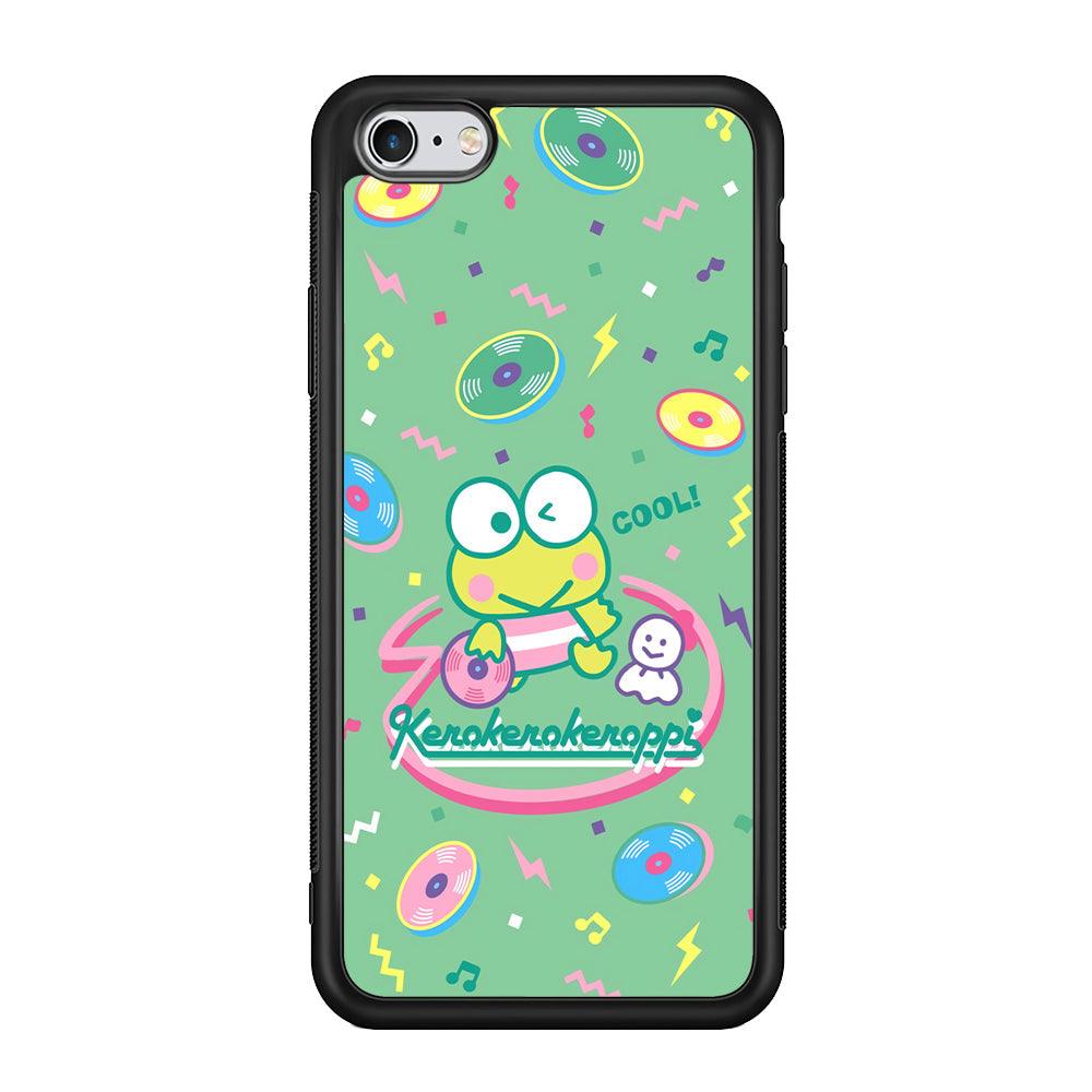 Keroppi Cool DJ iPhone 6 Plus | 6s Plus Case-Rubber Black (2D Case)-Oxvistore