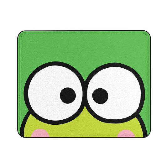 Keroppi Face Keep It Green Mouse Pads | Custom Mouse Pad with Non-Slip Rubber Base