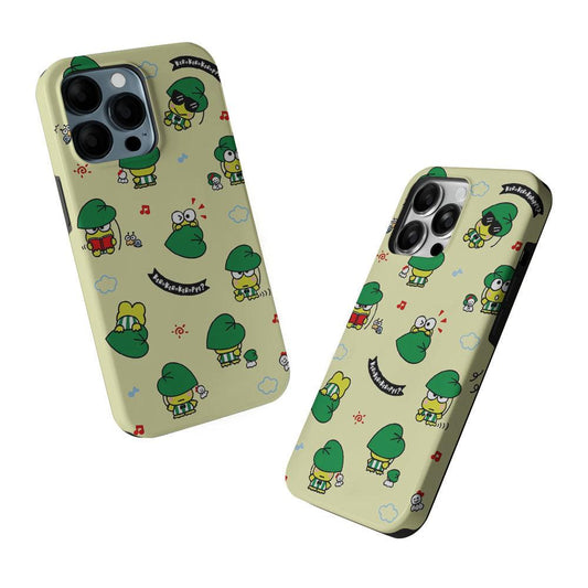 Keroppi Frog Activity Cartoon 2 in 1 Tough Phone Case-Oxvistore