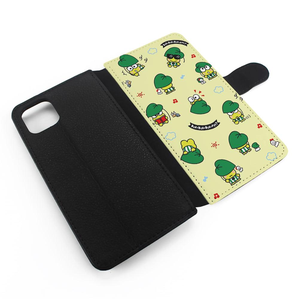 Keroppi Frog Activity Cartoon Flip Wallet Phone Case-Oxvistore