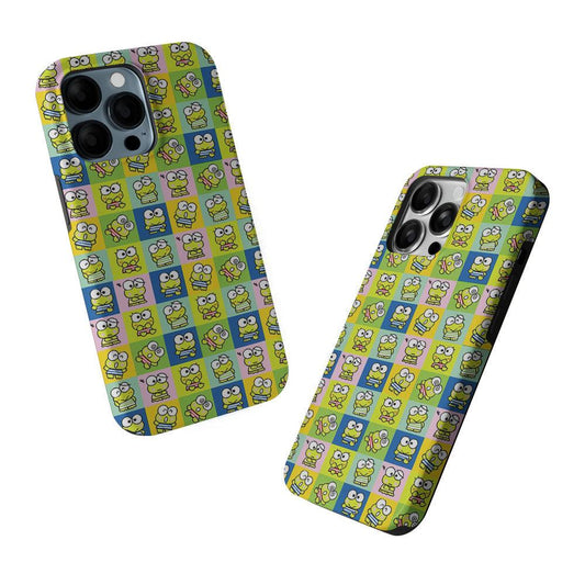 Keroppi Frog Cartoons Pattern 2 in 1 Tough Phone Case-Oxvistore