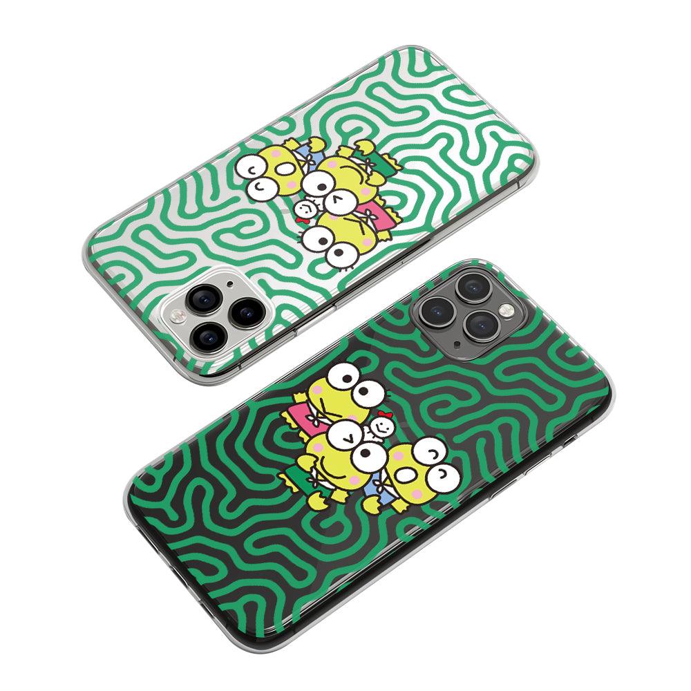 Keroppi Lots of Laughter with Friends Clear Soft Case-Oxvistore