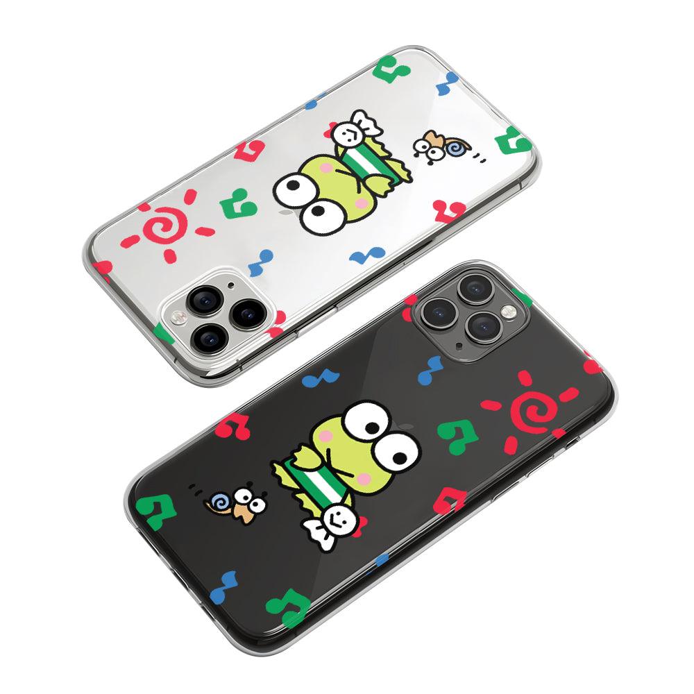Keroppi Singing in the Daytime Clear Soft Case-Oxvistore