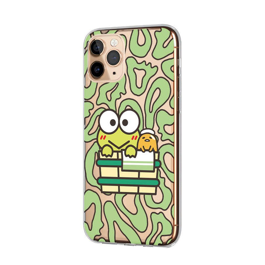 Keroppi Take a Bath Clear Soft Case-Oxvistore
