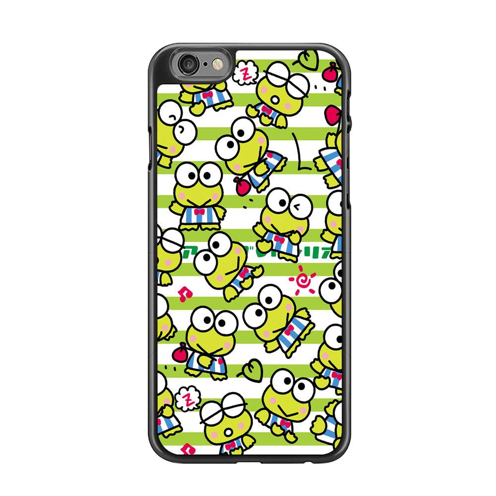 Keroppi Want to Vacation iPhone 6 Plus | 6s Plus Case-Rubber Black (2D Case)-Oxvistore