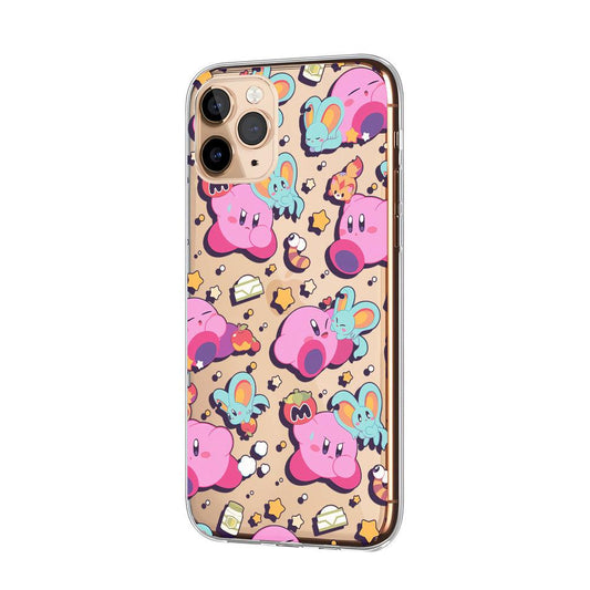 Kirby Challenges with Friends Clear Soft Case-Oxvistore