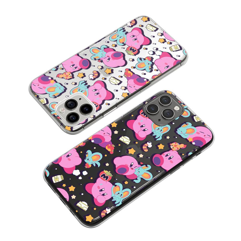 Kirby Challenges with Friends Clear Soft Case-Oxvistore