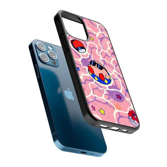 Kirby is Sunbathing on The Beach 2D Rubber Phone Case-Oxvistore