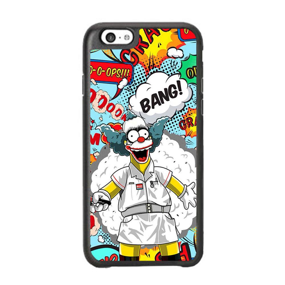 Krusty Joker Bang iPhone 6 Plus | 6s Plus Case-Rubber Black (2D Case)-Oxvistore