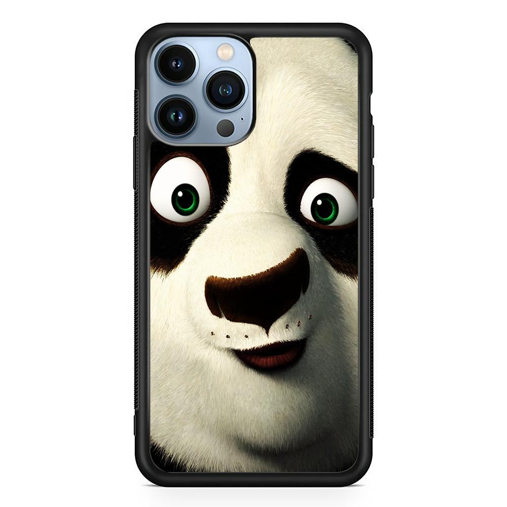 Kung Fu Panda Closeup 2D Rubber Phone Case-Black-Oxvistore