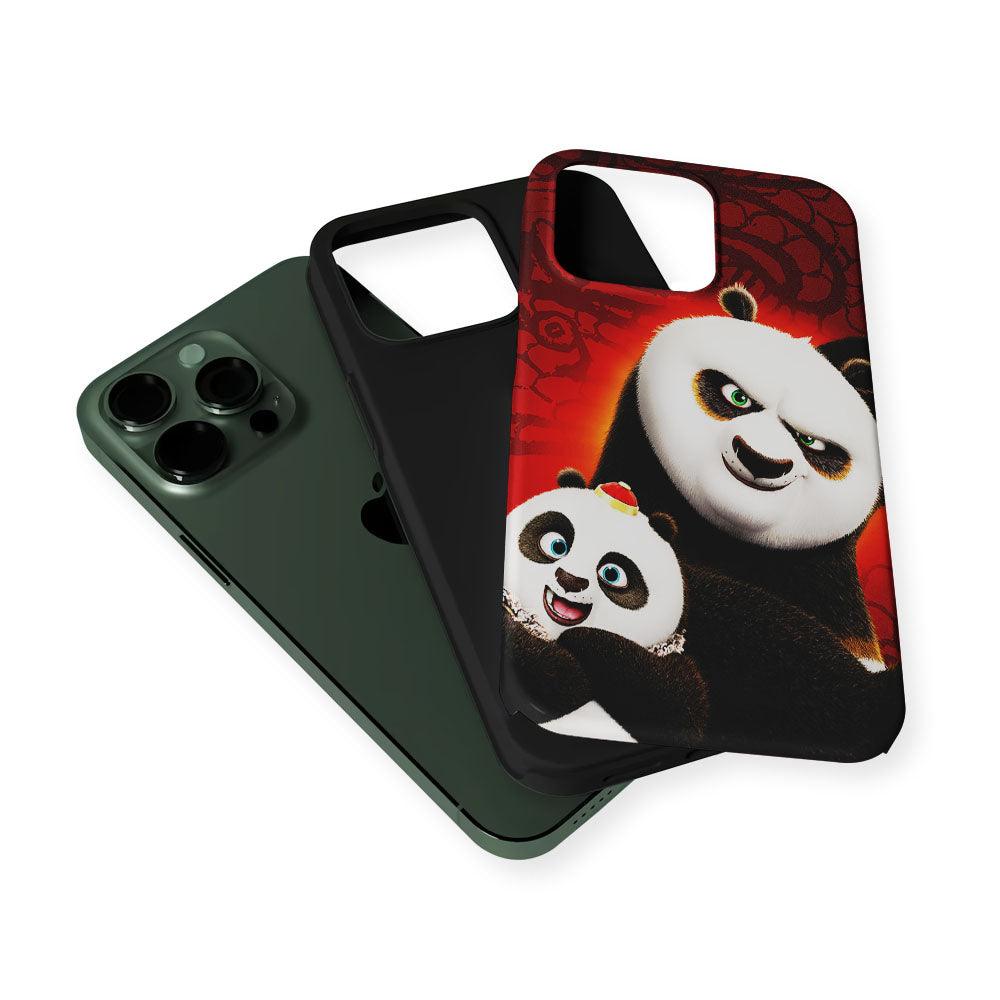 Kung Fu Panda With Baby Po 2 in 1 Tough Phone Case-Oxvistore
