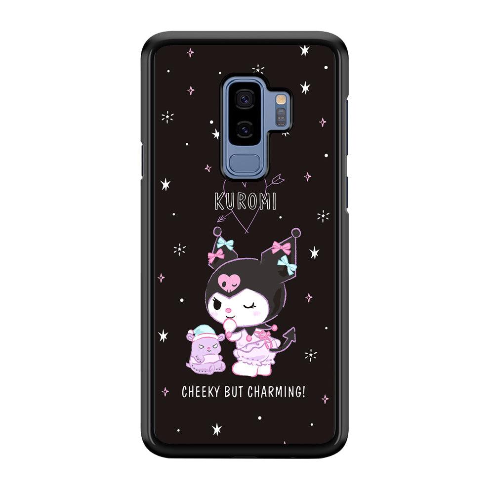 Kuromi Cheeky But Charming Samsung Galaxy S9 Plus Case-Rubber Black (2D Case)-Oxvistore