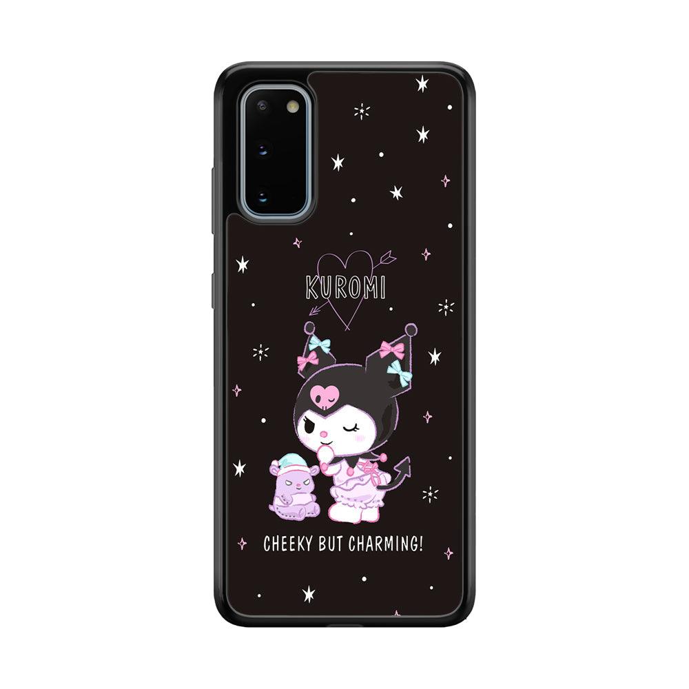 Kuromi Cheeky But Charming Samsung Galaxy S20 Case-Rubber Black (2D Case)-Oxvistore