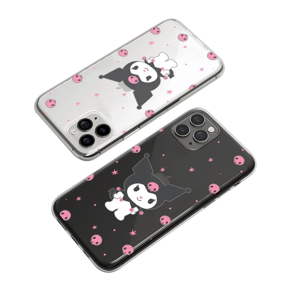 Kuromi Stand Up and Stay Cool Clear Soft Case-Oxvistore