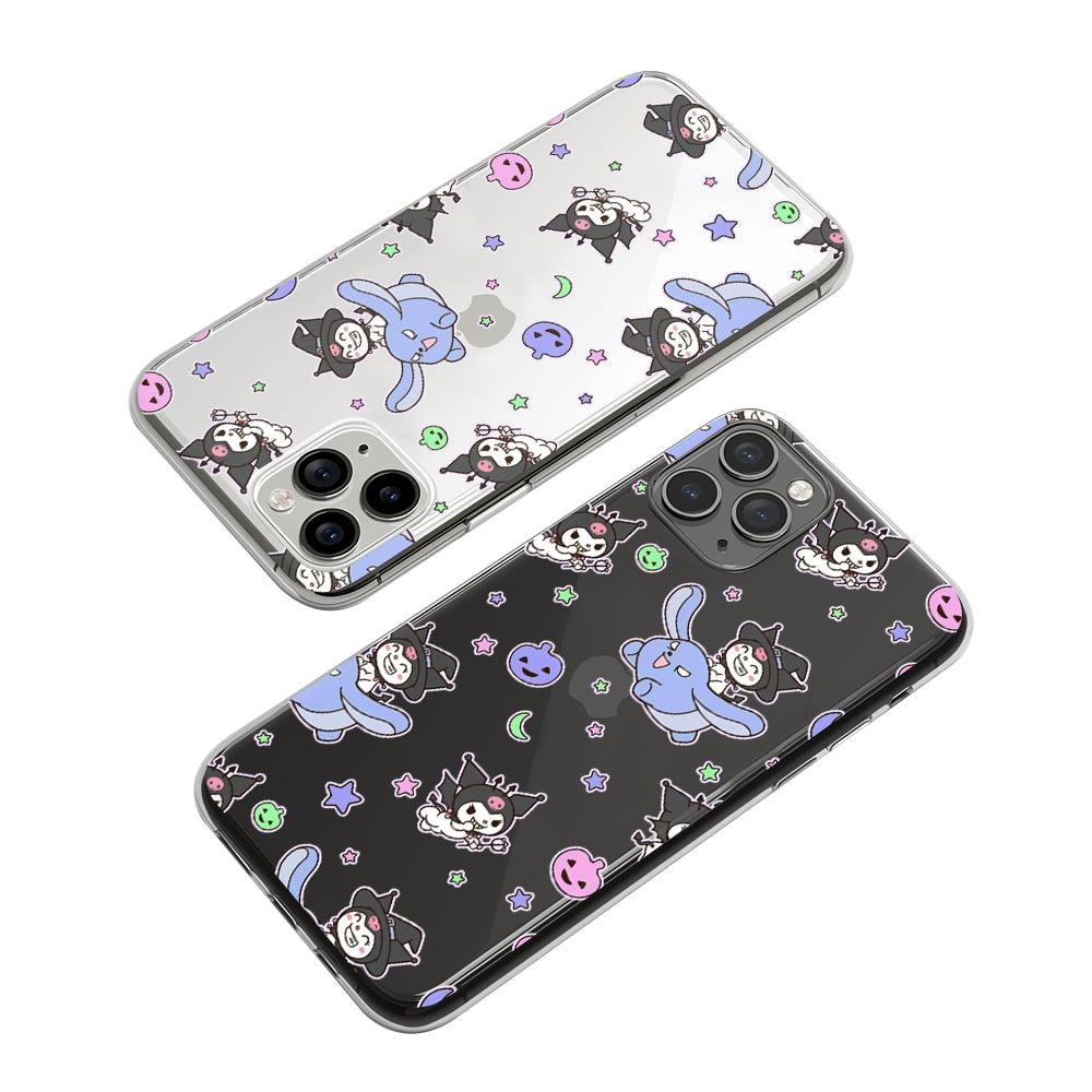 Kuromi with Friend Flying High Clear Soft Case-Oxvistore