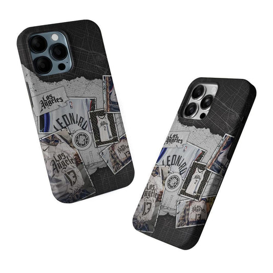 LA Clippers Jersey 2 in 1 Tough Phone Case-Oxvistore