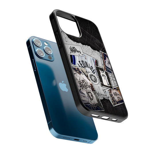 LA Clippers Jersey 2D Rubber Phone Case-Oxvistore