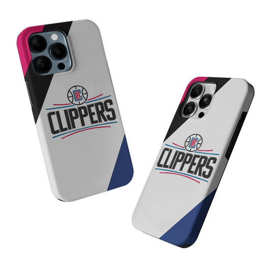 LA Clippers Logo 2 in 1 Tough Phone Case-Oxvistore