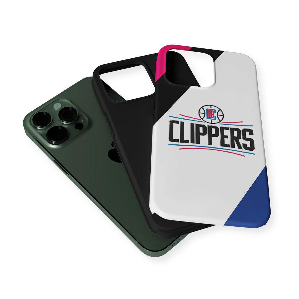 LA Clippers Logo 2 in 1 Tough Phone Case-Oxvistore