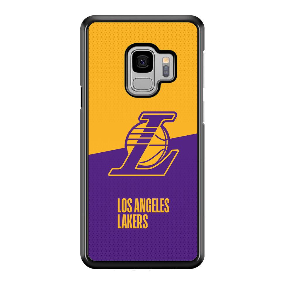 LA Lakers Handheld The Victory Samsung Galaxy S9 Case-Rubber Black (2D Case)-Oxvistore