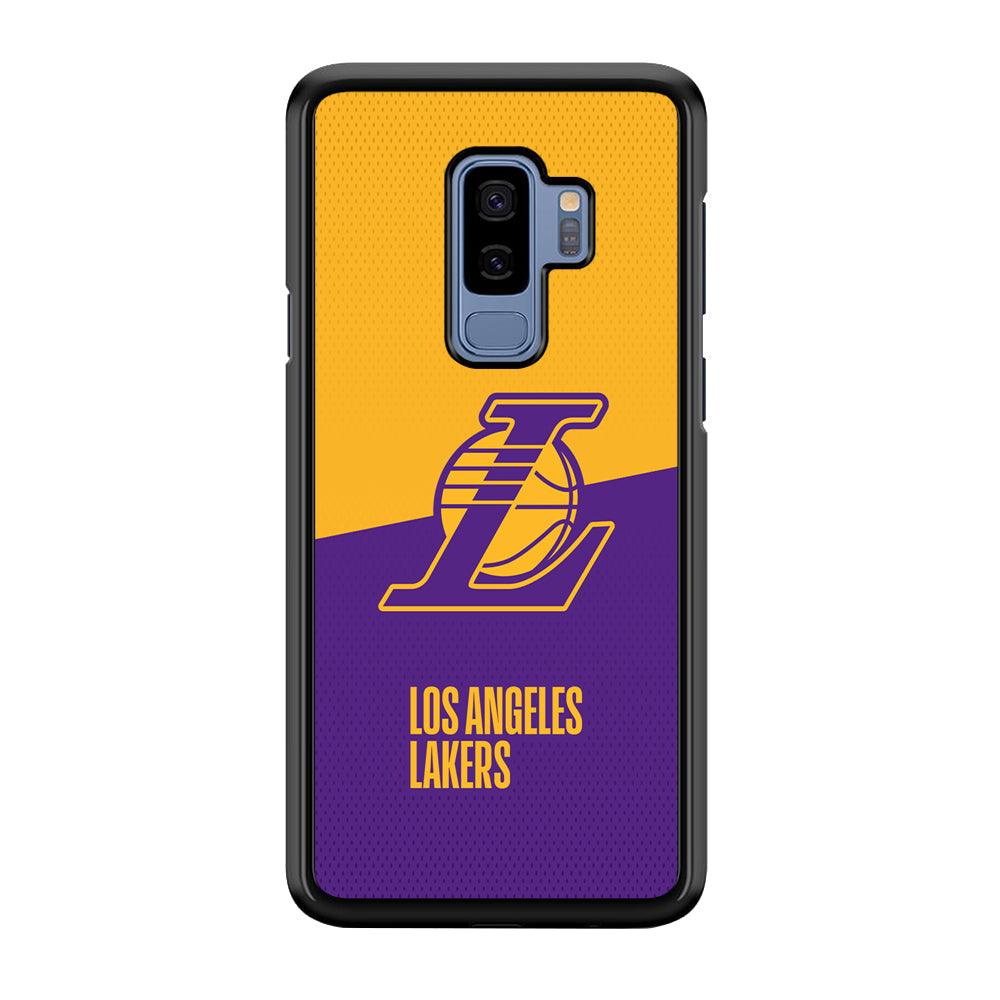 LA Lakers Handheld The Victory Samsung Galaxy S9 Plus Case-Rubber Black (2D Case)-Oxvistore