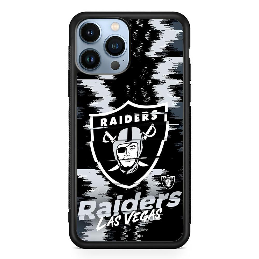 Las Vegas Raiders Abstract Color 2D Rubber Phone Case-Black-Oxvistore