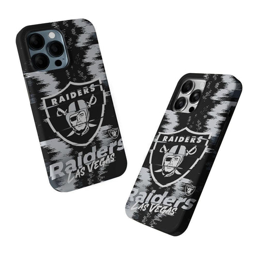 Las Vegas Raiders Abstract Color 2 in 1 Tough Phone Case-Oxvistore