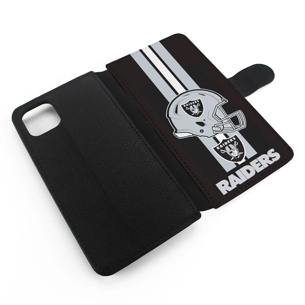 Las Vegas Raiders Helmet Flip Wallet Phone Case-Oxvistore