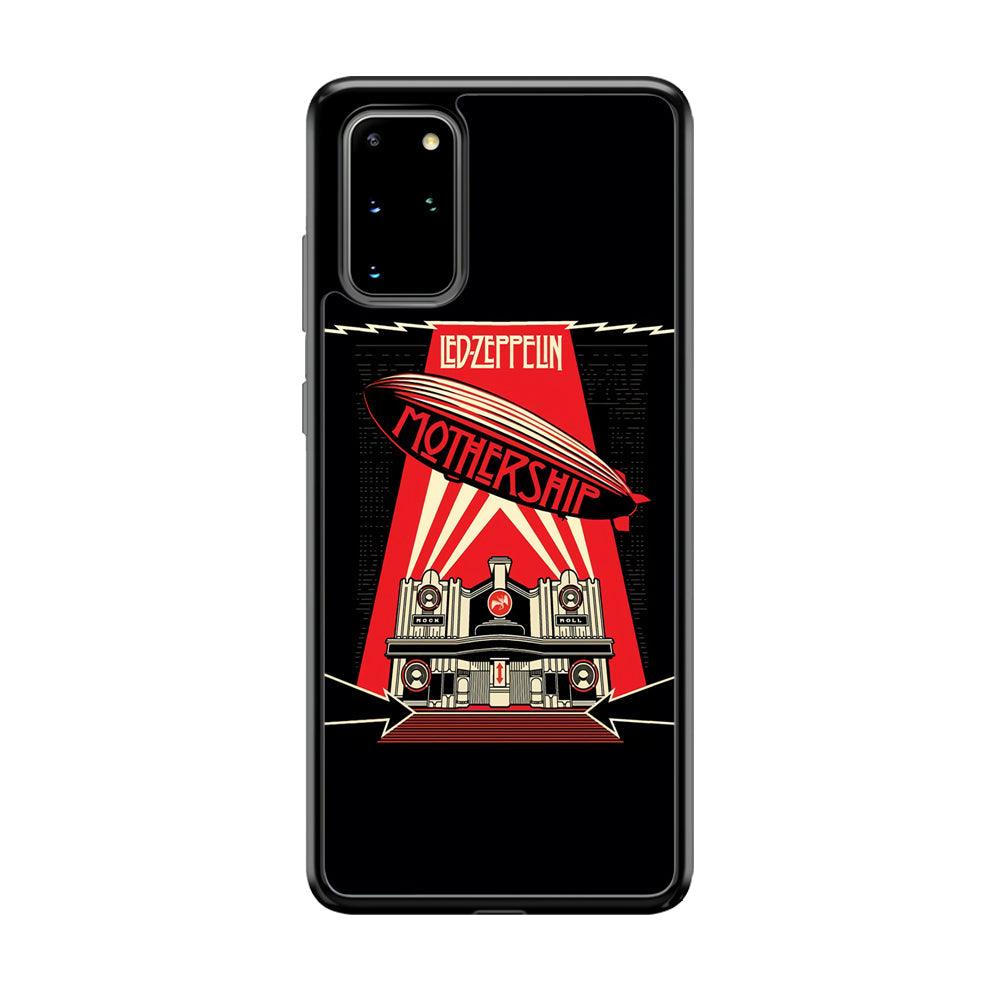 Led Zeppelin The Mothership Samsung Galaxy S20 Plus Case-Rubber Black (2D Case)-Oxvistore