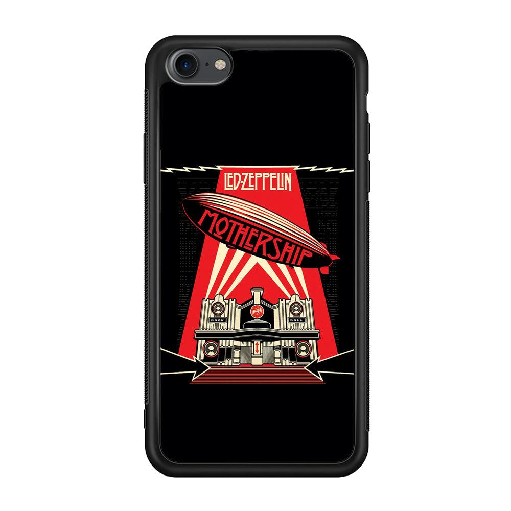 Led Zeppelin The Mothership iPhone 8 Case-Rubber Black (2D Case)-Oxvistore