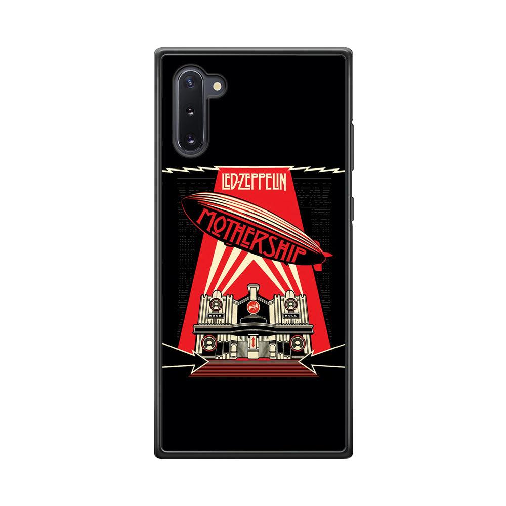 Led Zeppelin The Mothership Samsung Galaxy Note 10 Case-Rubber Black (2D Case)-Oxvistore