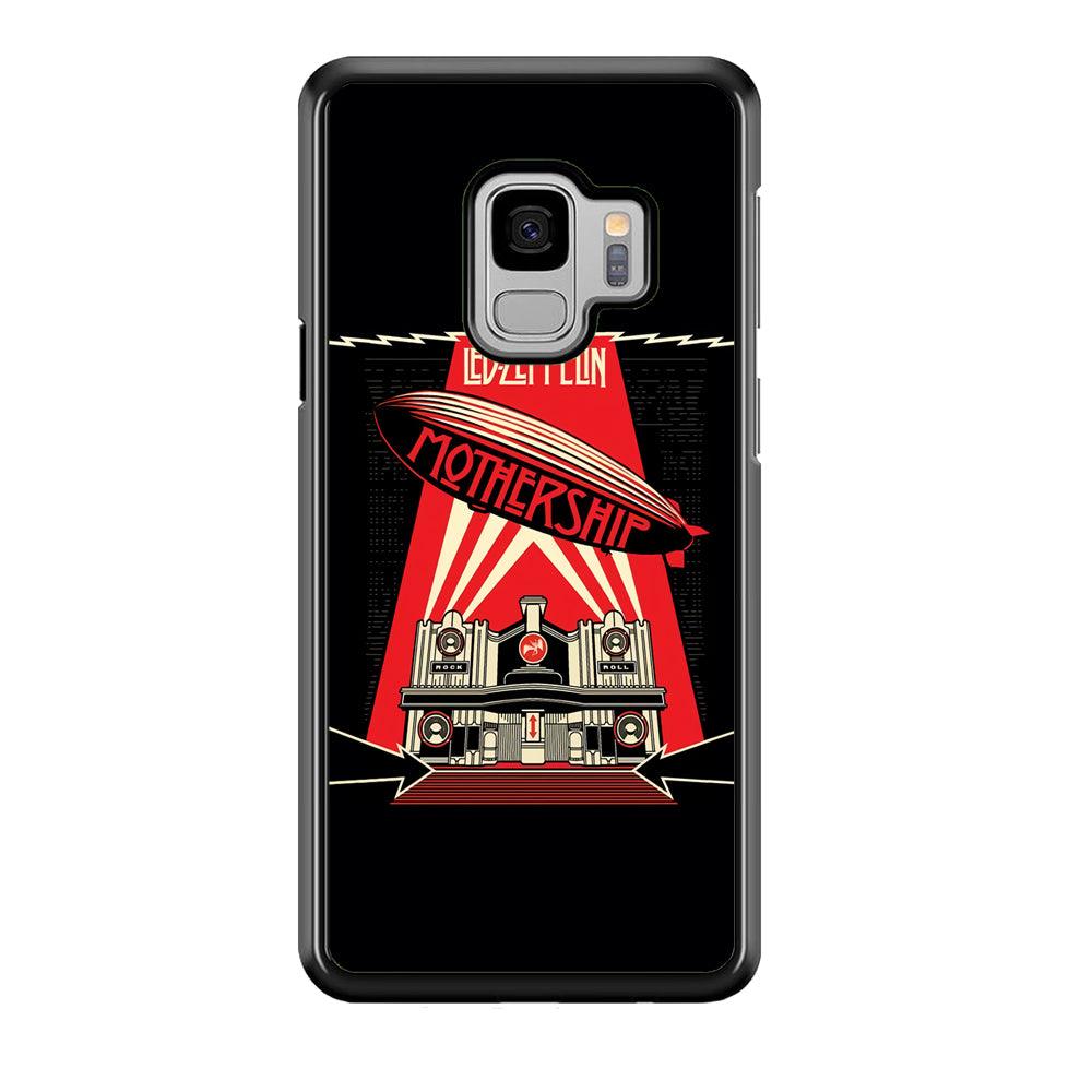 Led Zeppelin The Mothership Samsung Galaxy S9 Case-Rubber Black (2D Case)-Oxvistore