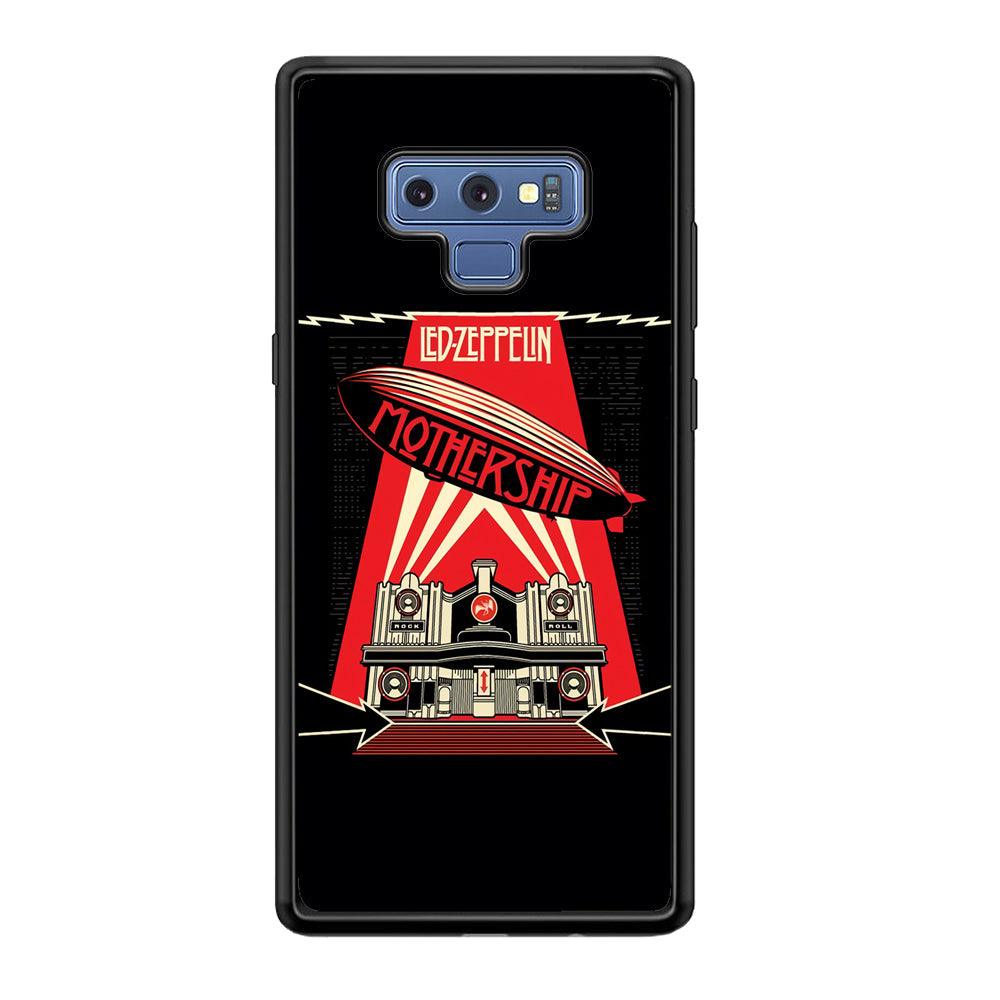 Led Zeppelin The Mothership Samsung Galaxy Note 9 Case-Rubber Black (2D Case)-Oxvistore