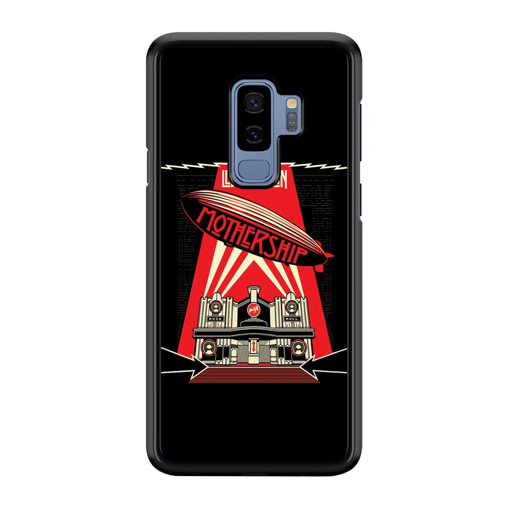 Led Zeppelin The Mothership Samsung Galaxy S9 Plus Case-Rubber Black (2D Case)-Oxvistore