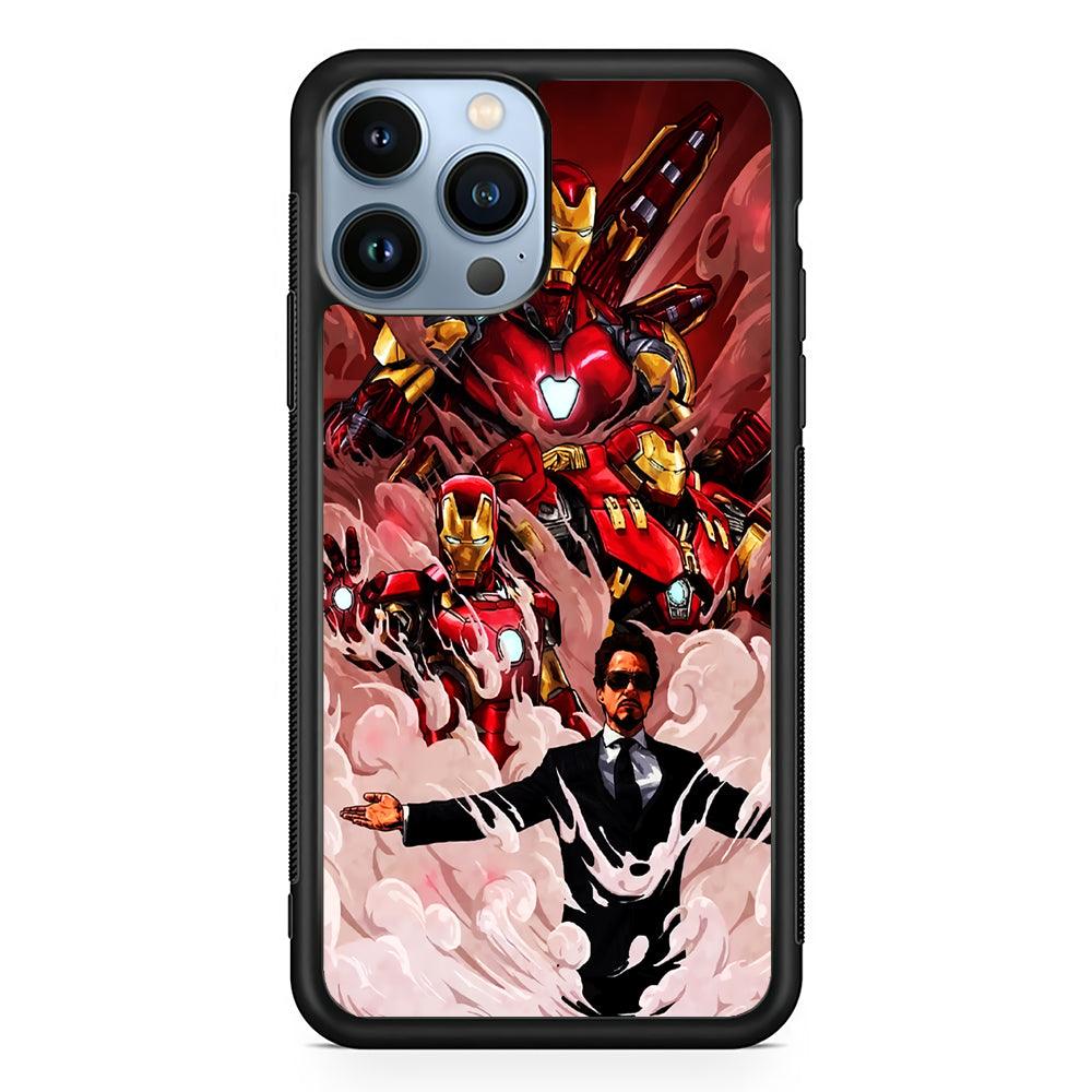 Legend Tony Stark Iron Man 2D Rubber Phone Case-Black-Oxvistore