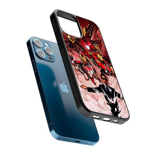 Legend Tony Stark Iron Man 2D Rubber Phone Case-Oxvistore