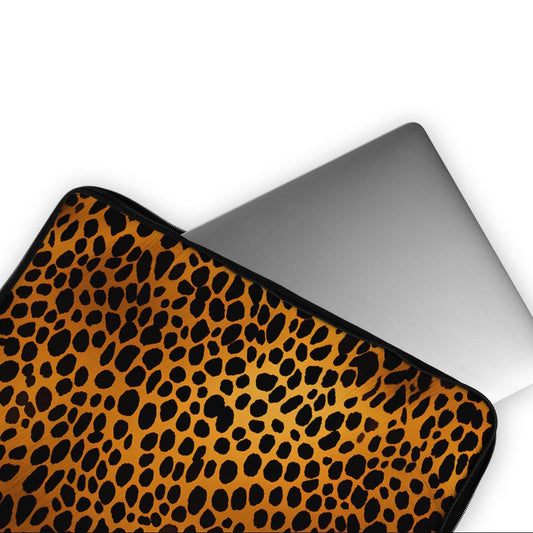 Leopard Skin Pattern Laptop Sleeve Protective Cover-Oxvistore
