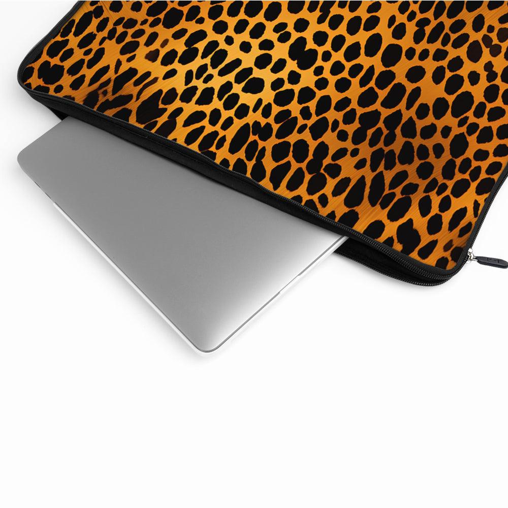 Leopard Skin Pattern Laptop Sleeve Protective Cover-Oxvistore