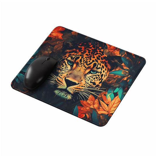 Leopard in The Jungle Mouse Pads-Oxvistore